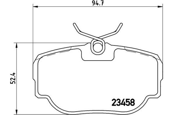 Brembo Σετ τακάκια, Δισκόφρενα - P 44 009