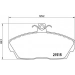 Brembo Σετ τακάκια, Δισκόφρενα - P 44 010