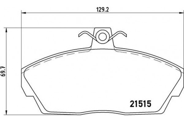 Brembo Σετ τακάκια, Δισκόφρενα - P 44 010