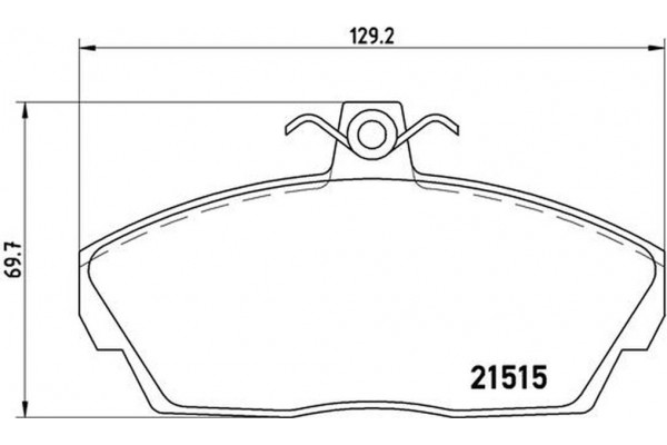 Brembo Σετ τακάκια, Δισκόφρενα - P 44 010