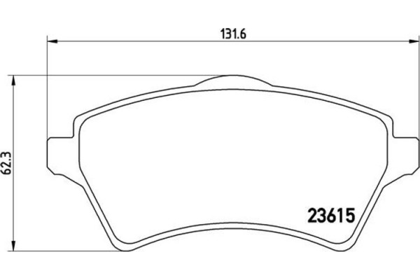 Brembo Σετ τακάκια, Δισκόφρενα - P 44 011