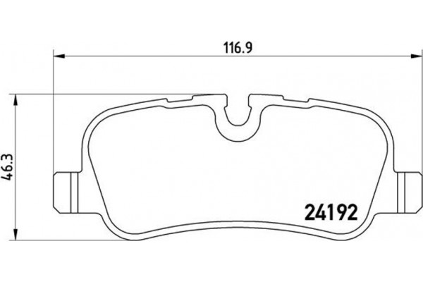 Brembo Σετ τακάκια, Δισκόφρενα - P 44 013