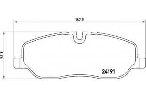 Brembo Σετ τακάκια, Δισκόφρενα - P 44 014