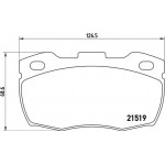 Brembo Σετ τακάκια, Δισκόφρενα - P 44 015