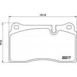 Brembo Σετ τακάκια, Δισκόφρενα - P 44 018