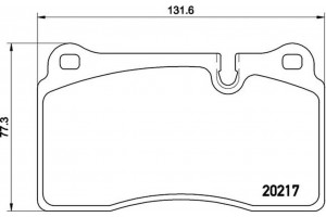 Brembo Σετ τακάκια, Δισκόφρενα - P 44 018