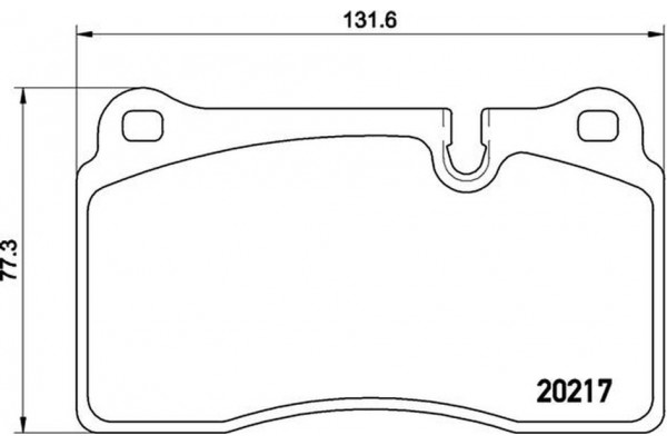 Brembo Σετ τακάκια, Δισκόφρενα - P 44 018