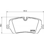 Brembo Σετ τακάκια, Δισκόφρενα - P 44 021