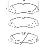 Brembo Σετ τακάκια, Δισκόφρενα - P 44 022