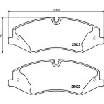 Brembo Σετ τακάκια, Δισκόφρενα - P 44 024