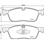 Brembo Σετ τακάκια, Δισκόφρενα - P 44 026X