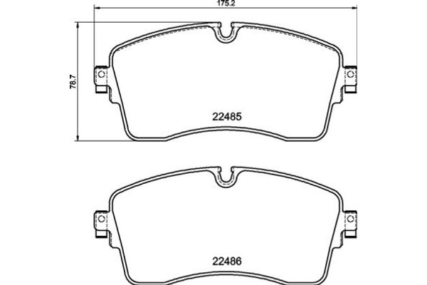 Brembo Σετ τακάκια, Δισκόφρενα - P 44 028