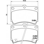 Brembo Σετ τακάκια, Δισκόφρενα - P 49 016