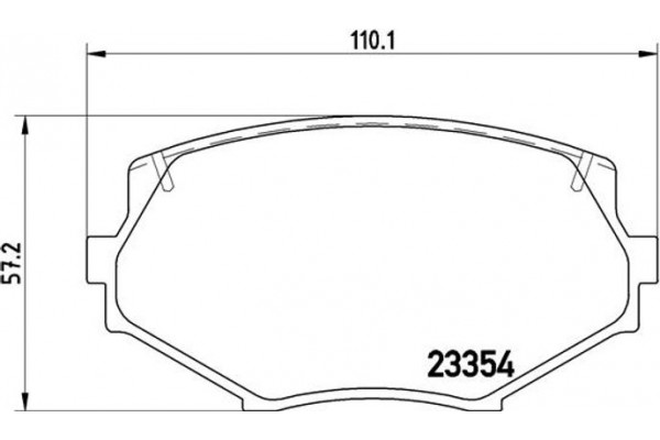 Brembo Σετ τακάκια, Δισκόφρενα - P 49 020