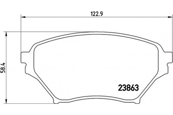Brembo Σετ τακάκια, Δισκόφρενα - P 49 029