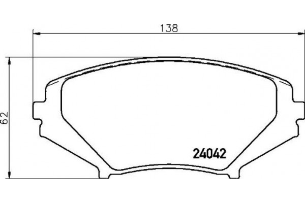 Brembo Σετ τακάκια, Δισκόφρενα - P 49 034