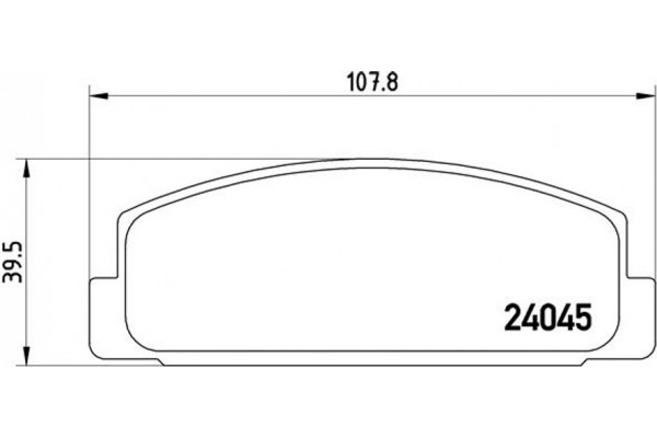 Brembo Σετ τακάκια, Δισκόφρενα - P 49 036