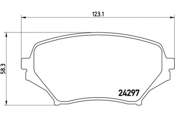 Brembo Σετ τακάκια, Δισκόφρενα - P 49 043