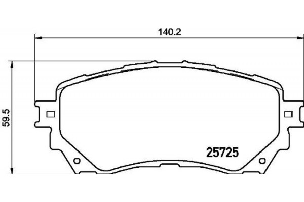 Brembo Σετ τακάκια, Δισκόφρενα - P 49 048