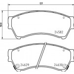 Brembo Σετ τακάκια, Δισκόφρενα - P 49 060