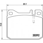 Brembo Σετ τακάκια, Δισκόφρενα - P 50 002