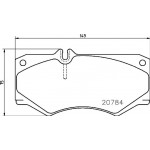 Brembo Σετ τακάκια, Δισκόφρενα - P 50 003