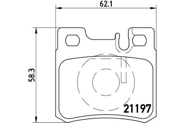 Brembo Σετ τακάκια, Δισκόφρενα - P 50 009