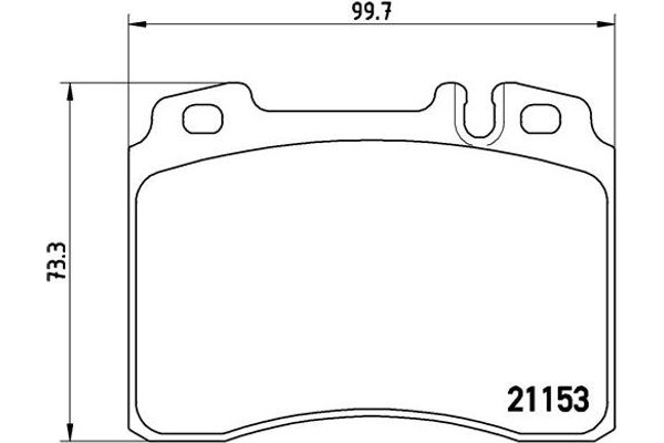 Brembo Σετ τακάκια, Δισκόφρενα - P 50 010