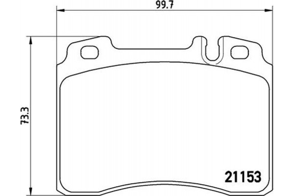 Brembo Σετ τακάκια, Δισκόφρενα - P 50 010