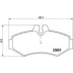 Brembo Σετ τακάκια, Δισκόφρενα - P 50 020