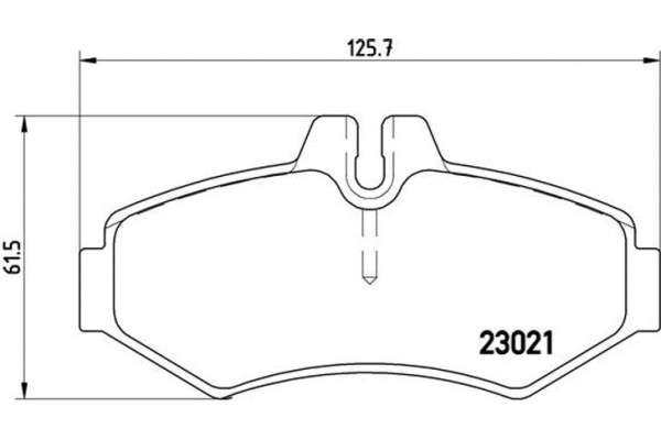 Brembo Σετ τακάκια, Δισκόφρενα - P 50 020