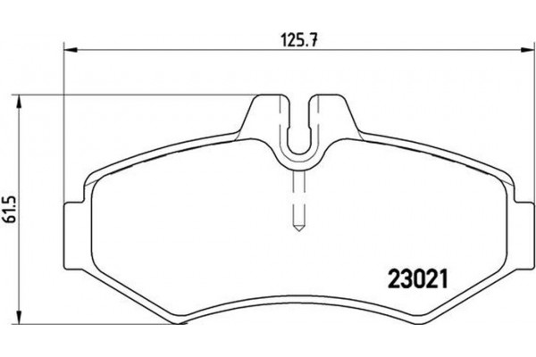 Brembo Σετ τακάκια, Δισκόφρενα - P 50 020