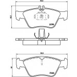 Brembo Σετ τακάκια, Δισκόφρενα - P 50 023 Brembo Σετ τακάκια, Δισκόφρενα - P 50 023