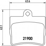 Brembo Σετ τακάκια, Δισκόφρενα - P 50 024