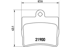 Brembo Σετ τακάκια, Δισκόφρενα - P 50 024