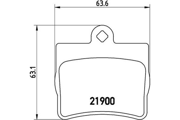 Brembo Σετ τακάκια, Δισκόφρενα - P 50 024