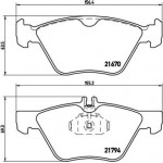 Brembo Σετ τακάκια, Δισκόφρενα - P 50 026