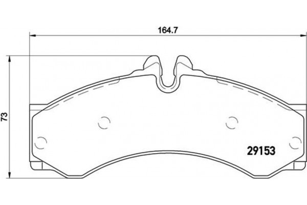 Brembo Σετ τακάκια, Δισκόφρενα - P 50 028