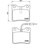 Brembo Σετ τακάκια, Δισκόφρενα - P 50 030