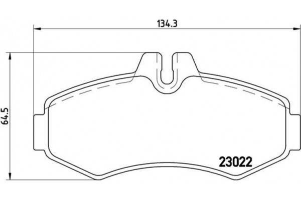 Brembo Σετ τακάκια, Δισκόφρενα - P 50 031