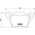 Brembo Σετ τακάκια, Δισκόφρενα - P 50 032