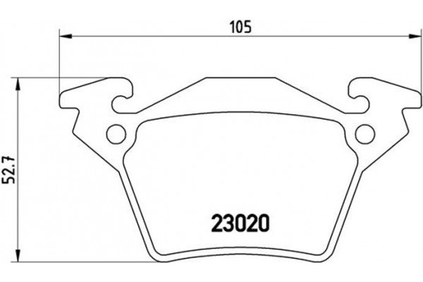 Brembo Σετ τακάκια, Δισκόφρενα - P 50 032