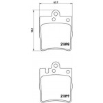 Brembo Σετ τακάκια, Δισκόφρενα - P 50 033
