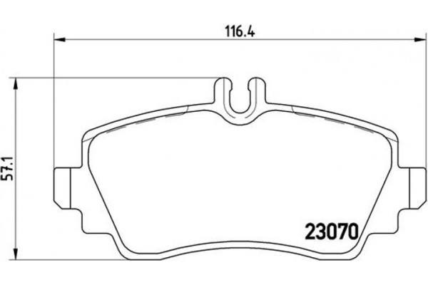 Brembo Σετ τακάκια, Δισκόφρενα - P 50 035