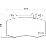 Brembo Σετ τακάκια, Δισκόφρενα - P 50 041