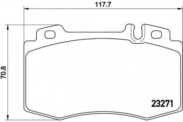 Brembo Σετ τακάκια, Δισκόφρενα - P 50 041