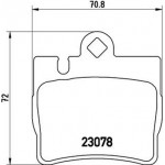 Brembo Σετ τακάκια, Δισκόφρενα - P 50 042