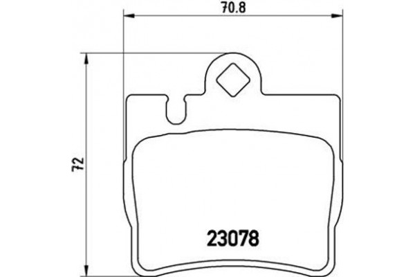 Brembo Σετ τακάκια, Δισκόφρενα - P 50 042