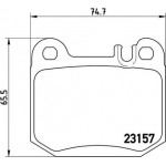 Brembo Σετ τακάκια, Δισκόφρενα - P 50 043