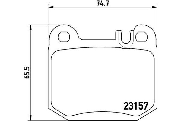 Brembo Σετ τακάκια, Δισκόφρενα - P 50 043